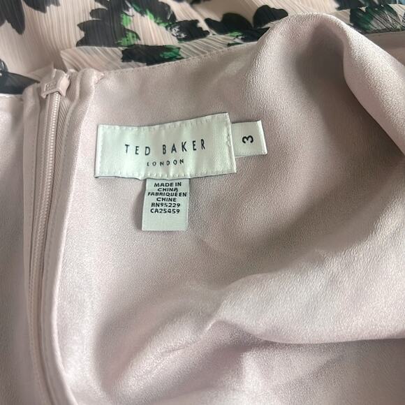 Ted Baker London Flower Dress Size 3 US 8 - Picture 4 of 8